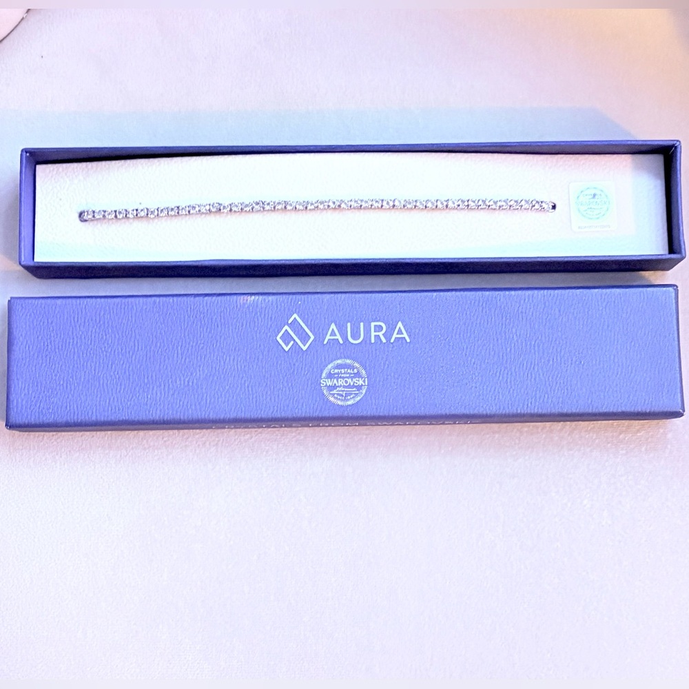 Swarovski Silver Aura Bracelet